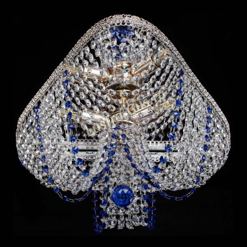 Люстра Верона Токката №5 синяя в Симферополе Гусь Хрустальный