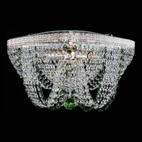 Люстра Верона Токката №5 зеленая в Симферополе Гусь Хрустальный