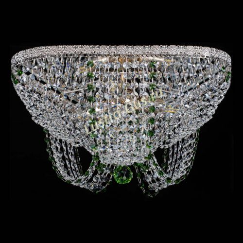 Люстра Верона Токката №5 зеленая в Симферополе Гусь Хрустальный