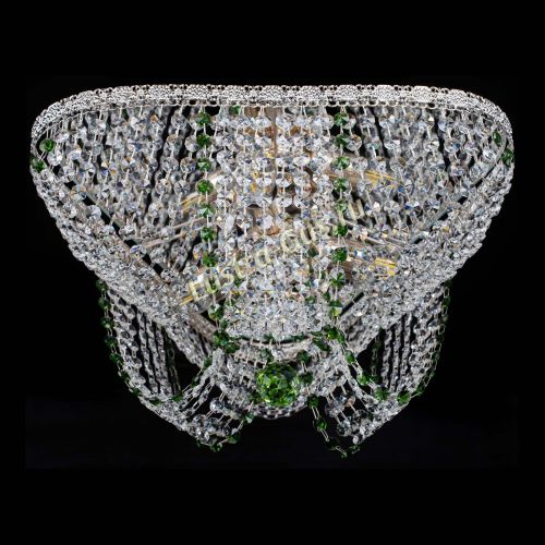 Люстра Верона Токката №5 зеленая в Симферополе Гусь Хрустальный