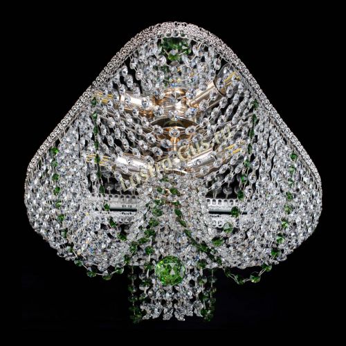 Люстра Верона Токката №5 зеленая в Симферополе Гусь Хрустальный