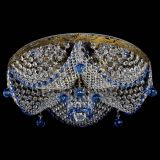Люстра Виктория Синяя под бронзу в Симферополе