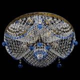 Люстра Виктория Синяя под бронзу в Симферополе