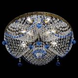 Люстра Виктория Синяя под бронзу в Симферополе