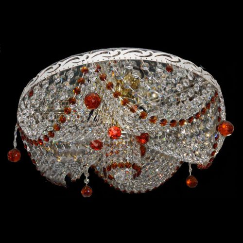 Люстра Виктория 800 мм цветная в Симферополе Гусь Хрустальный