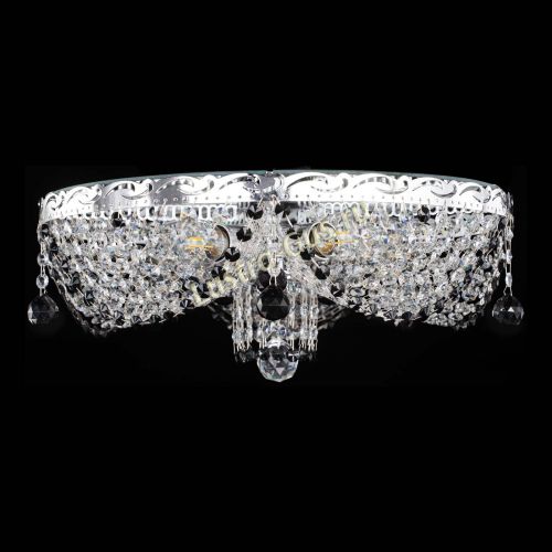 Люстра Виктория черная в Симферополе Гусь Хрустальный