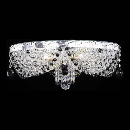 Люстра Виктория черная в Симферополе Гусь Хрустальный