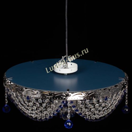 Люстра Виктория Синяя в Симферополе Гусь Хрустальный