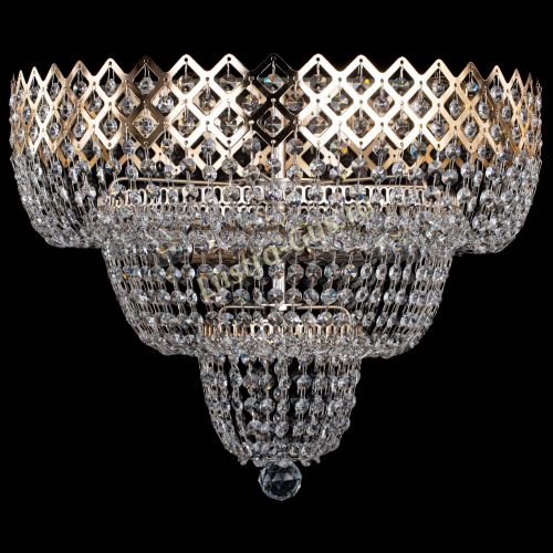 Люстра Водопад Корона №2 в Симферополе Гусь Хрустальный