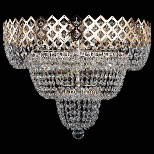 Люстра Водопад Корона №2 в Симферополе Гусь Хрустальный