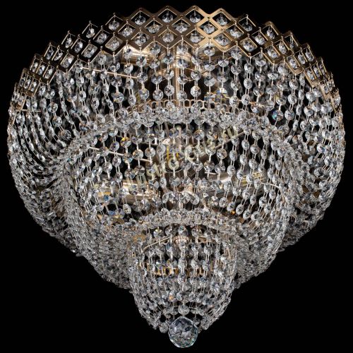 Люстра Водопад Корона №2 в Симферополе Гусь Хрустальный