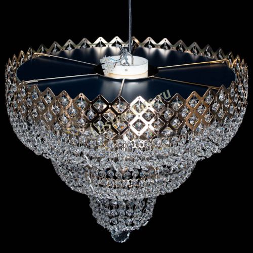 Люстра Водопад Корона №2 в Симферополе Гусь Хрустальный