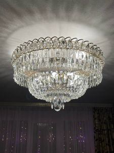Люстра Хрустальный Каскад Перо в Симферополе отзыв и фото покупателя