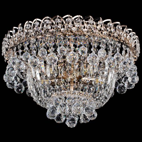 Люстра Водопад шар в Симферополе Гусь Хрустальный