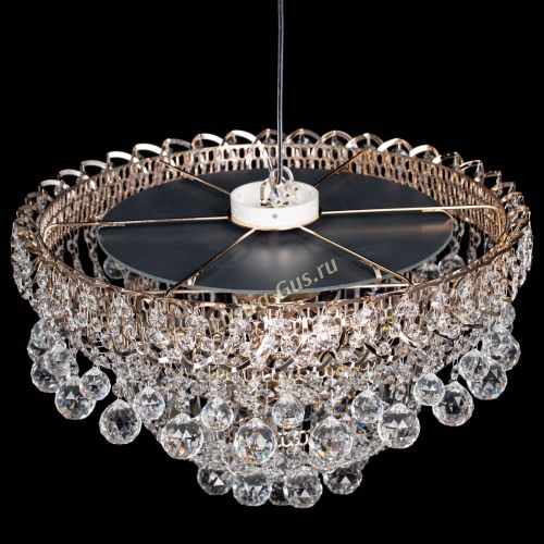 Люстра Водопад шар в Симферополе Гусь Хрустальный