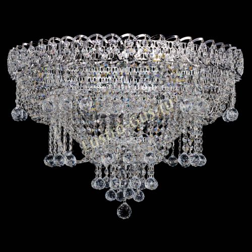 Люстра Водопад Софья №8 в Симферополе Гусь Хрустальный