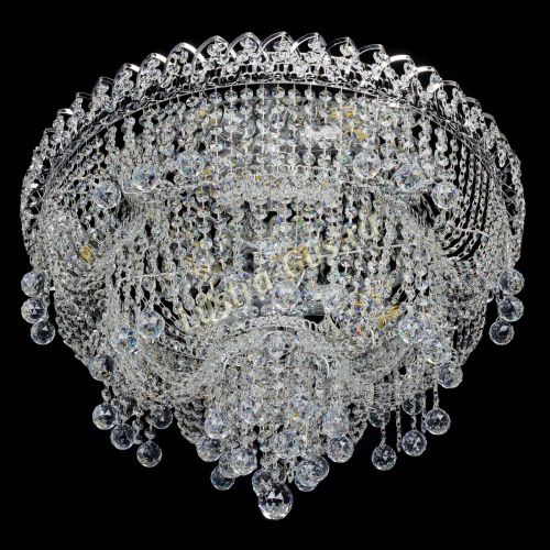 Люстра Водопад Софья №8 в Симферополе Гусь Хрустальный