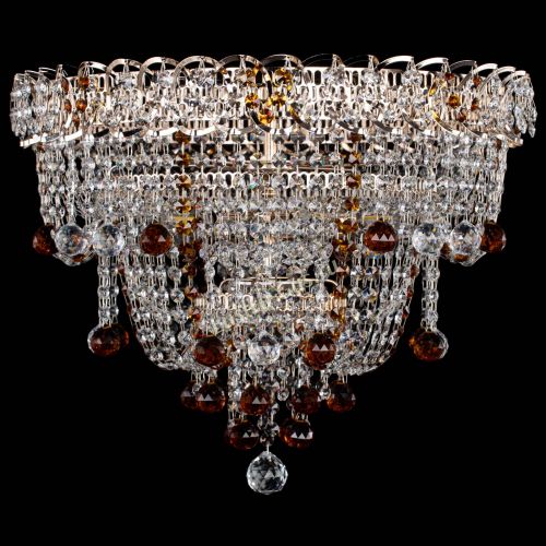 Люстра Водопад Софья чайная в Симферополе Гусь Хрустальный