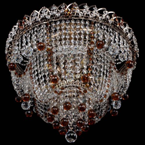 Люстра Водопад Софья чайная в Симферополе Гусь Хрустальный