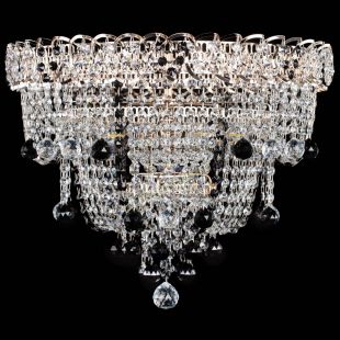  Люстра Водопад Софья черная