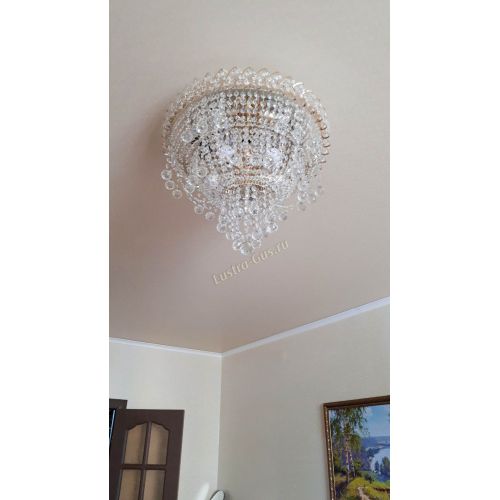 Люстра Водопад Софья в Симферополе Гусь Хрустальный