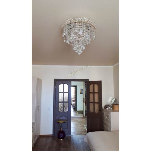 Люстра Водопад Софья в Симферополе Гусь Хрустальный