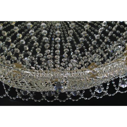 Люстра Водоворот 800 мм Ажур в Симферополе Гусь Хрустальный