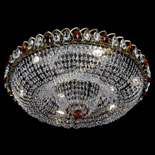 Люстра Водоворот Купол под бронзу Чайный в Симферополе Гусь Хрустальный