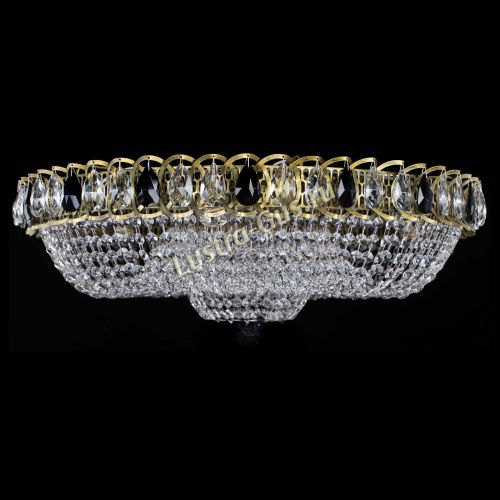 Люстра Водоворот Купол под бронзу Черный в Симферополе Гусь Хрустальный