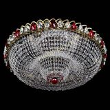 Люстра Водоворот Купол под бронзу Красный в Симферополе