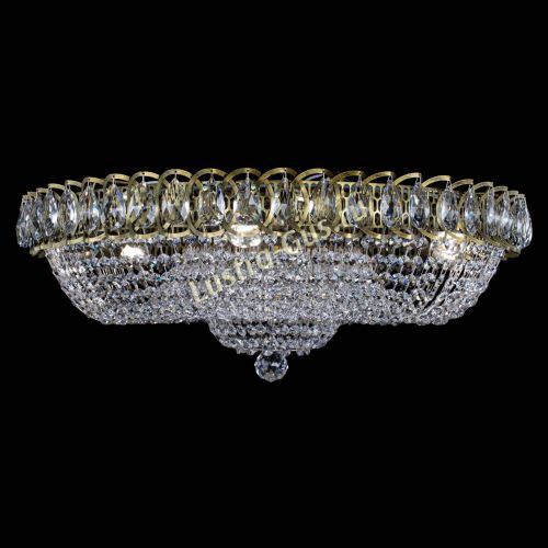 Люстра Водоворот Купол под бронзу в Симферополе Гусь Хрустальный