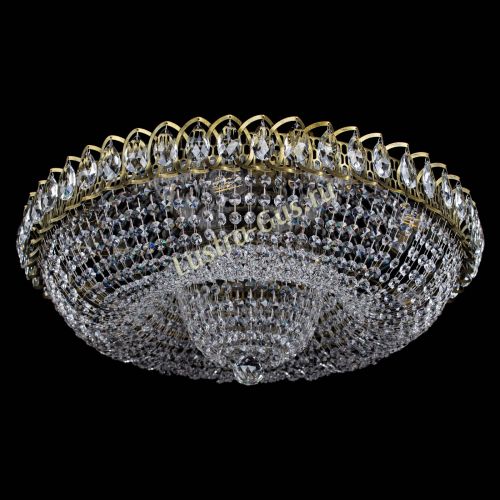 Люстра Водоворот Купол под бронзу в Симферополе Гусь Хрустальный