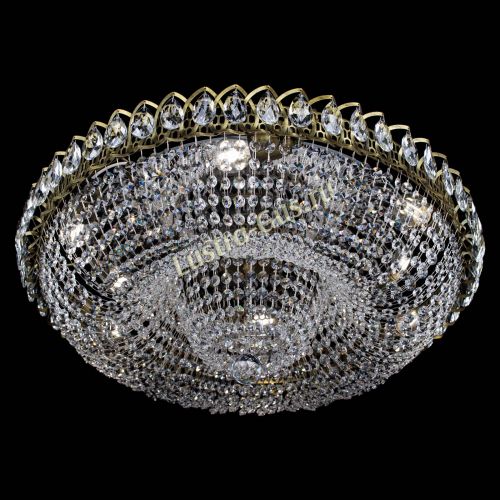 Люстра Водоворот Купол под бронзу в Симферополе Гусь Хрустальный