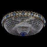 Люстра Водоворот Купол под бронзу Синий в Симферополе