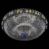 Люстра Водоворот Купол под бронзу Синий в Симферополе