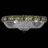 Люстра Водоворот Купол под бронзу Зеленый в Симферополе