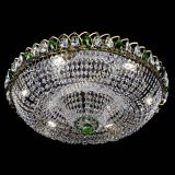 Люстра Водоворот Купол под бронзу Зеленый в Симферополе