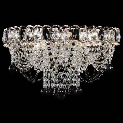 Люстра Водоворот Ольга шар черная в Симферополе Гусь Хрустальный