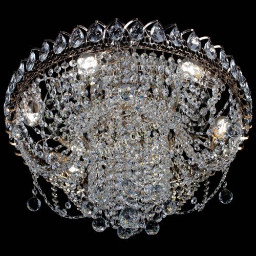 Люстра Водоворот Ольга шар в Симферополе Гусь Хрустальный