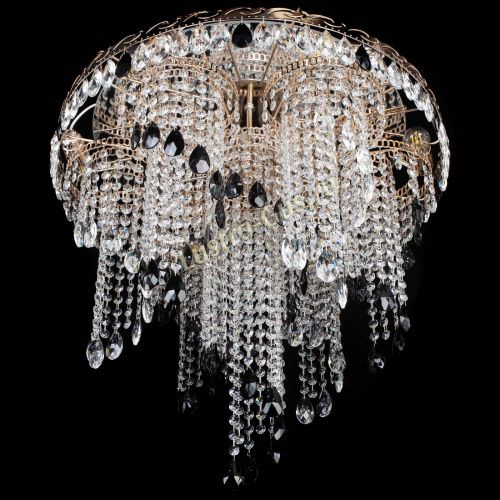 Люстра Вьюга черная в Симферополе Гусь Хрустальный