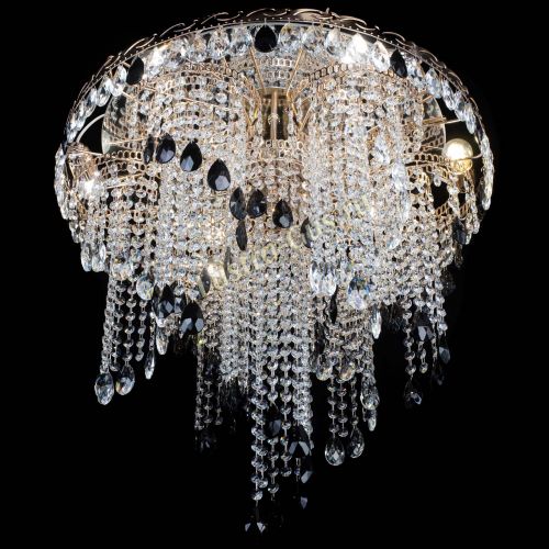 Люстра Вьюга черная в Симферополе Гусь Хрустальный