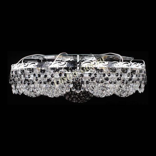 Люстра Вьюга №3 черная в Симферополе Гусь Хрустальный