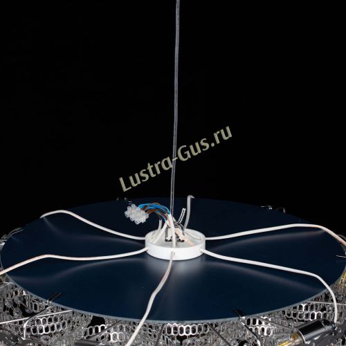 Люстра Вьюга №3 фиолетовая в Симферополе Гусь Хрустальный