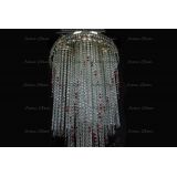 Люстра Вьюга длинная красная в Симферополе