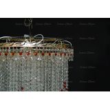 Люстра Вьюга длинная красная в Симферополе