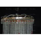 Люстра Вьюга длинная красная в Симферополе