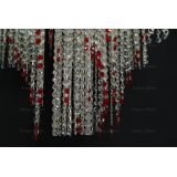 Люстра Вьюга длинная красная в Симферополе