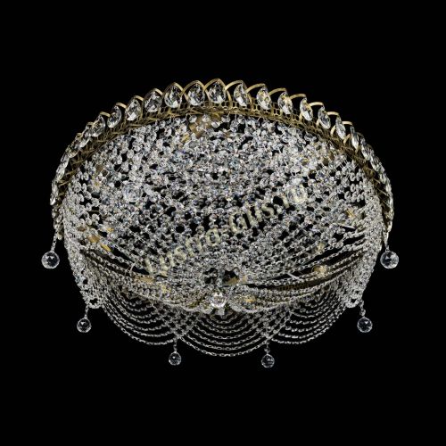 Люстра Жасмин №1 - 700 мм под бронзу в Симферополе Гусь Хрустальный