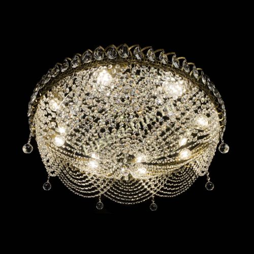 Люстра Жасмин №1 - 700 мм под бронзу в Симферополе Гусь Хрустальный