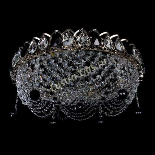 Люстра Жасмин №1 черная в Симферополе Гусь Хрустальный